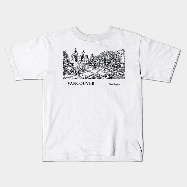 Vancouver - Washington Kids T-Shirt by Lakeric